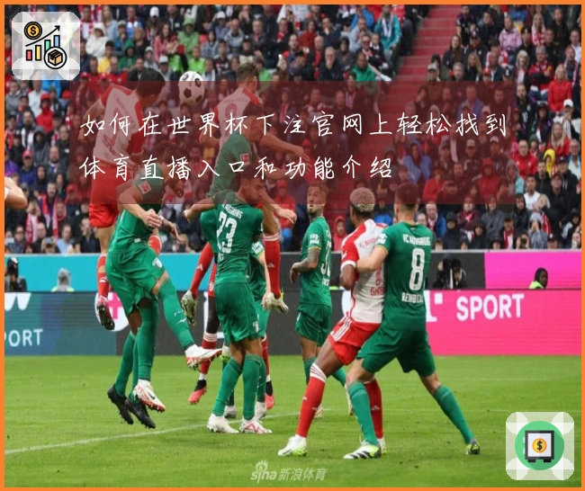 如何在世界杯下注官网上轻松找到体育直播入口和功能介绍